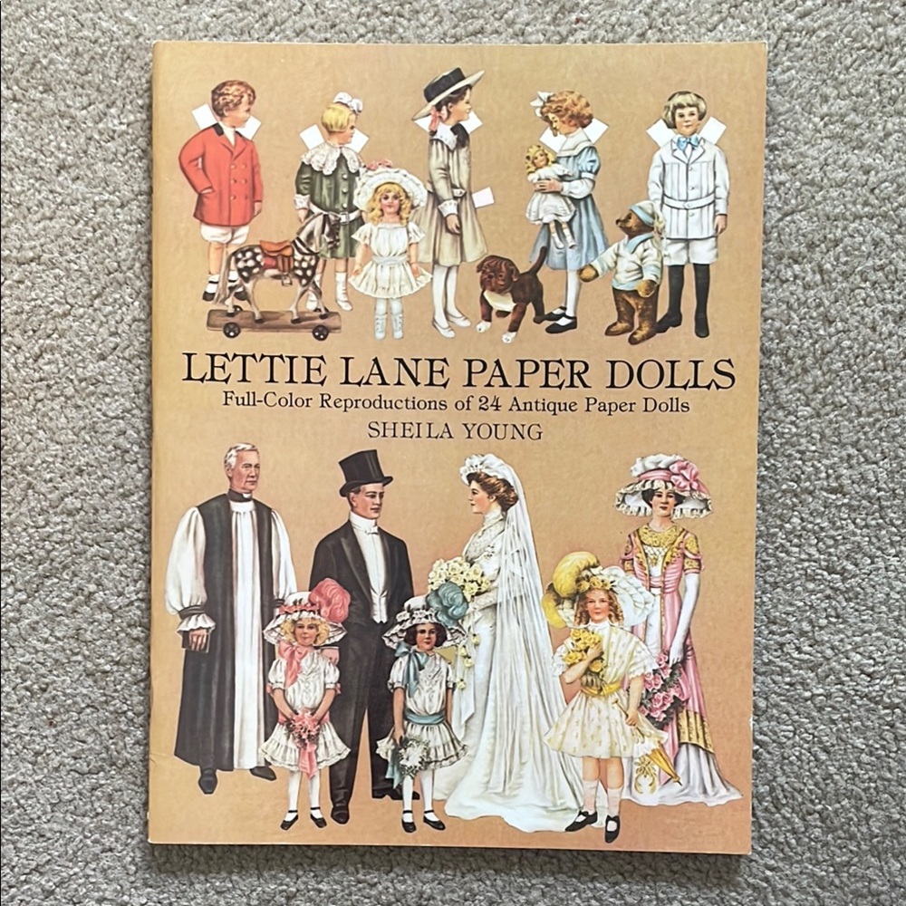 1981 Vintage Lettie Lane Paper Dolls